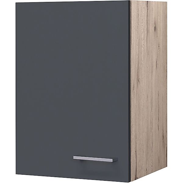 Flex-Well Exclusiv Küchen-Oberschrank Morena 40cm Basaltgrau matt-San Remo günstig online kaufen