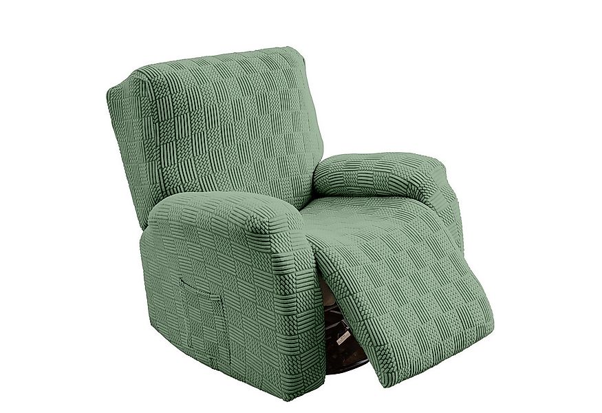 Sunicol Relaxsesselhusse 4 Teile Sesselhusse, Stretch Jacquard, Relaxsessel günstig online kaufen