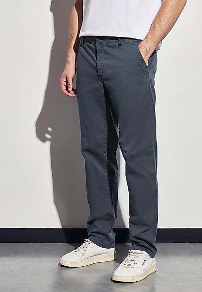 STREET ONE MEN Chinohose aus Baumwolle mit Stretchanteil günstig online kaufen