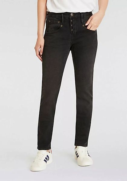 Herrlicher Boyfriend-Jeans Shyra Long Recycled Denim Black Stretch günstig online kaufen