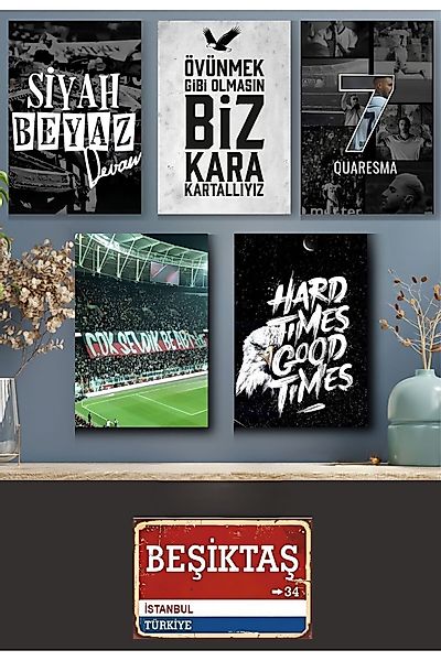 Jungengel Wandbild Besiktas Kartal Wandbehänge Set günstig online kaufen