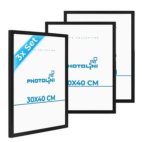 PHOTOLINI Bilderrahmen 3er Set, stabiles MDF-Holz, günstig online kaufen