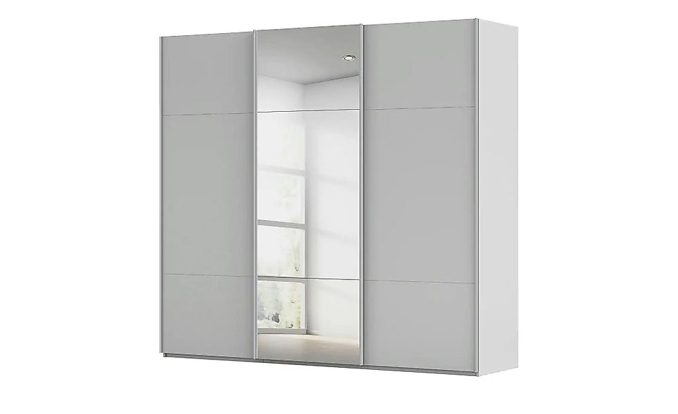 meinSchrank Schwebetürenschrank inklusive Zubehör Regina ¦ grau ¦ Maße (cm) günstig online kaufen