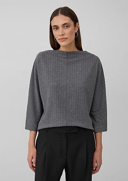 s.Oliver 3/4 Arm-Pullover Sweatshirt Relaxed-Fit-Shirt mit günstig online kaufen