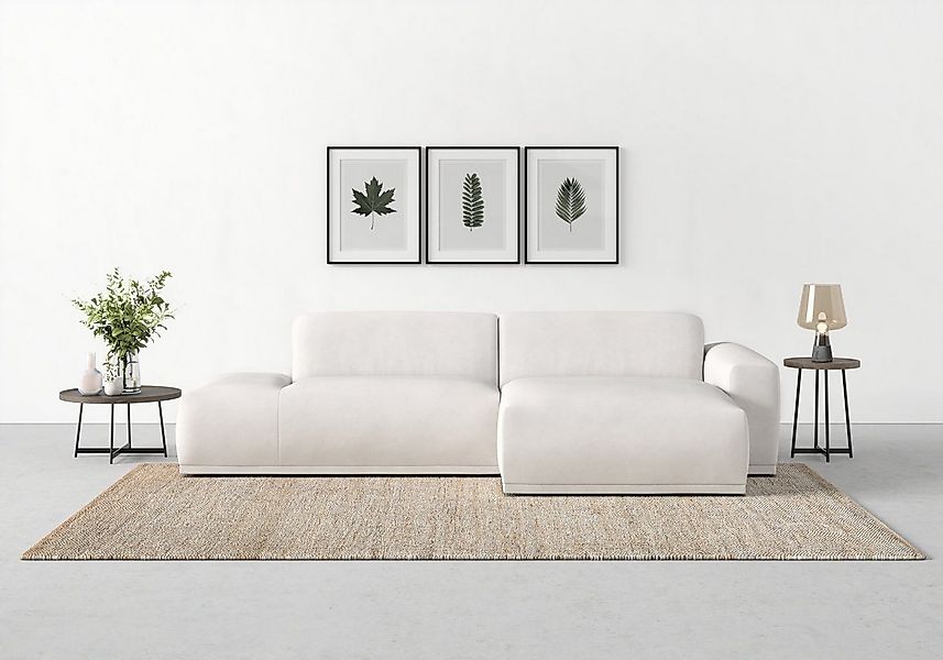 TRENDMANUFAKTUR Ecksofa Braga, aus 2 Teilen, moderner Cord-Stoff günstig online kaufen