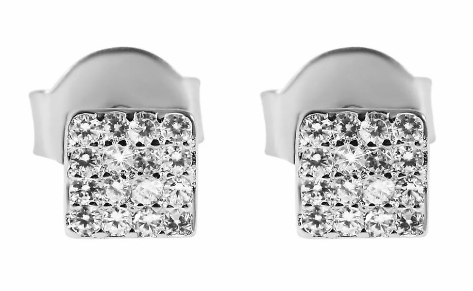 Adelia´s Paar Ohrhänger "Damen Ohrringe – Ohrstecker aus 925 Silber mit Zir günstig online kaufen
