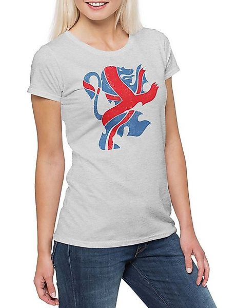 Urban Backwoods Print-Shirt New Avengers Logo Damen T-Shirt Series Englisch günstig online kaufen