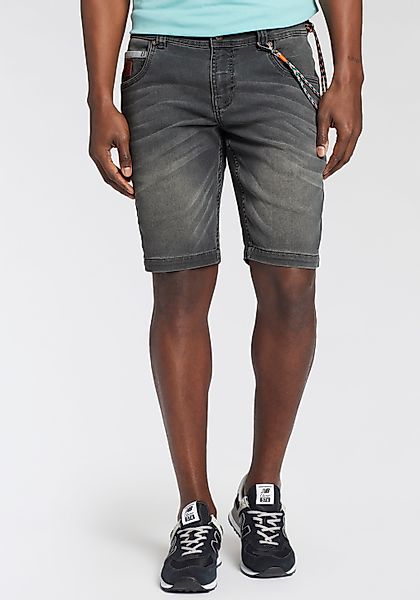 Bruno Banani Jeansshorts Set, mit Band, 2 Stk. bequemer Sitz, gerade Beinfo günstig online kaufen