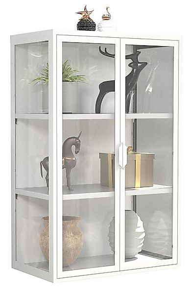 VCM Hängevitrine Stahl Wandvitrine Hängevitrine Vitrine Glas Flokas günstig online kaufen