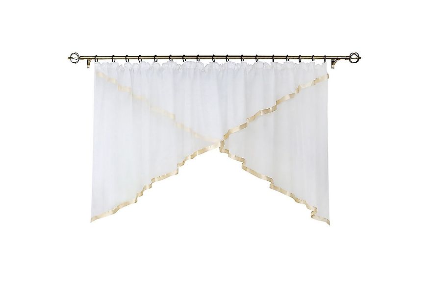 Joyswahl Scheibengardine (2 St), Kräuselband, Store, Küche Bistrogardinen, günstig online kaufen