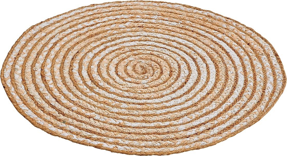 Barbara Becker Teppich »Ethno«, rund, 4 mm Höhe, Flachgewebe, handgeflochte günstig online kaufen