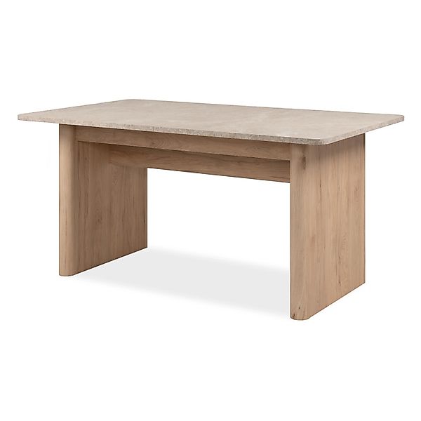 Furn.Design Esstisch Sand Hickory Walnuss 160 - 200 cm Ausziehbar Jaron günstig online kaufen
