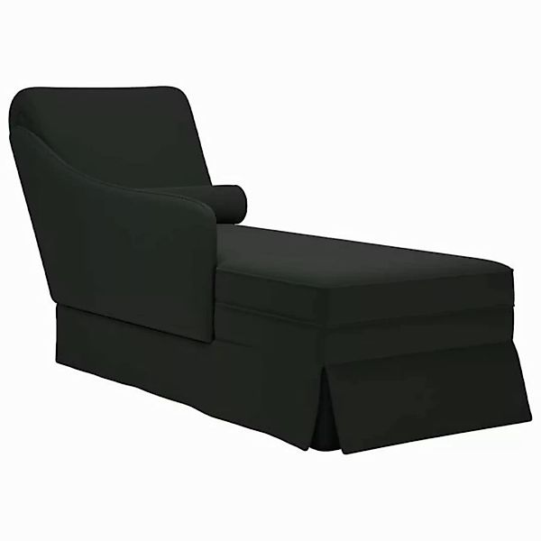 vidaXL Chaiselongue Chaiselongue mit Nackenrolle und Rechter Armlehne Schwa günstig online kaufen