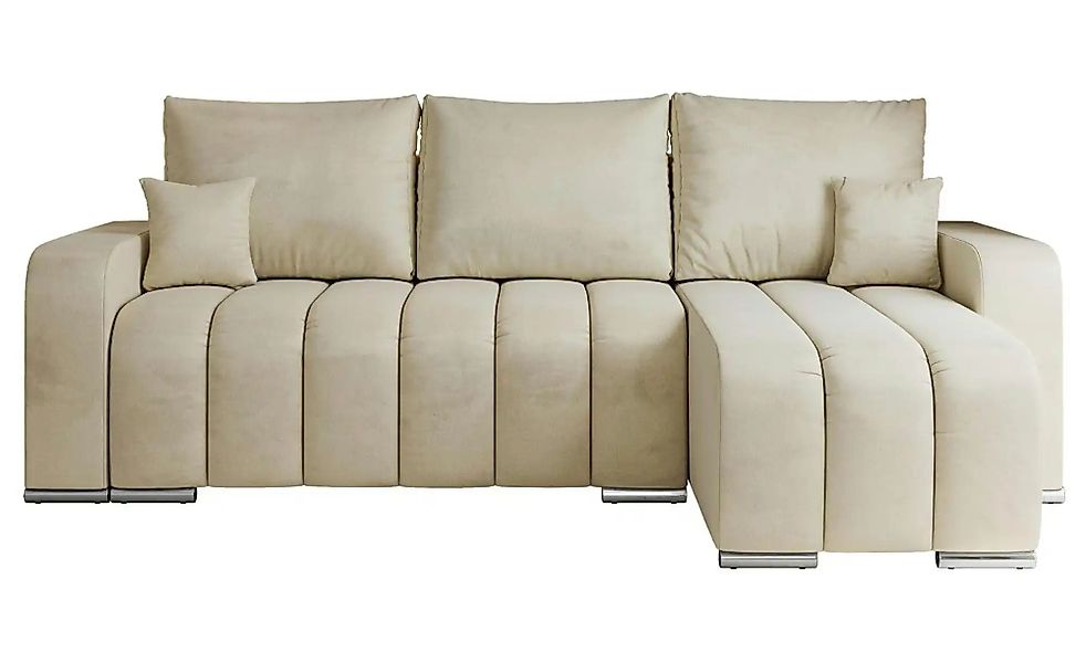 Ecksofa mit Schlaffunktion Kirasso ¦ beige ¦ Maße (cm): B: 245 H: 86 Polste günstig online kaufen