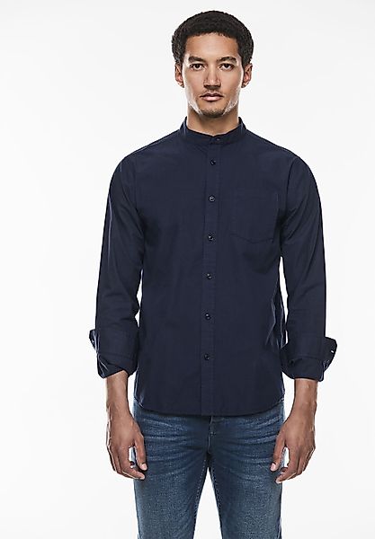 STREET ONE MEN Langarmhemd, mit Stehkragen günstig online kaufen