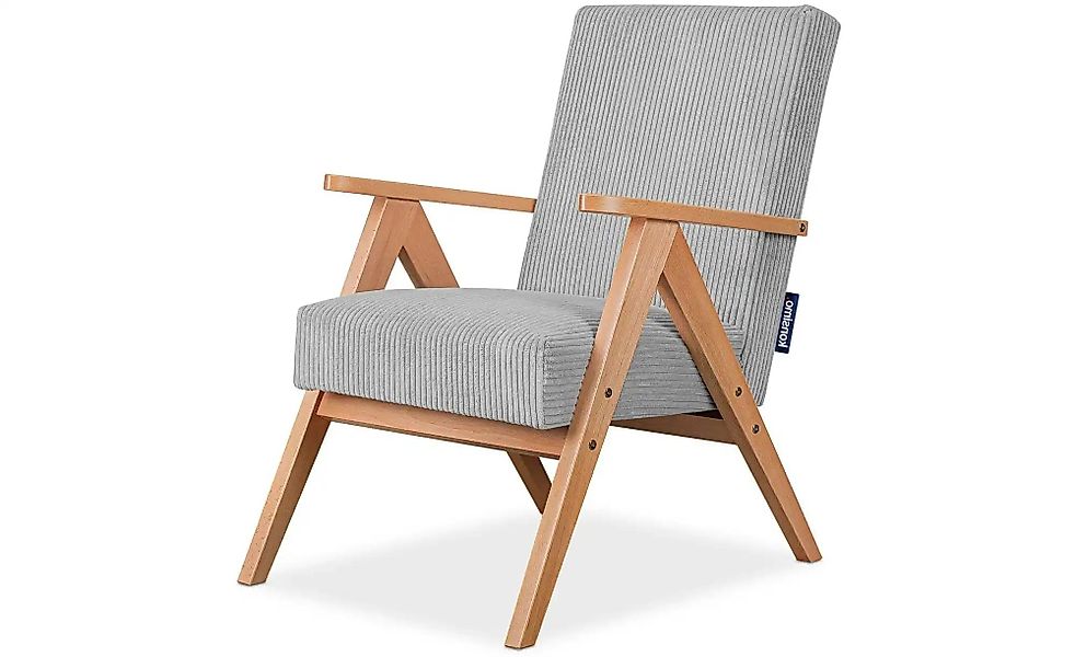 KONSIMO Sessel  Naset ¦ holzfarben ¦ Maße (cm): B: 60 H: 90 Polstermöbel > günstig online kaufen