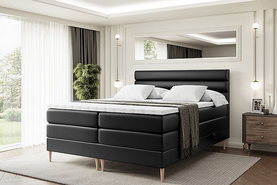 ALTDECOR Boxspringbett CELESTIA-F KING (Multipocket-Matratze H4, günstig online kaufen