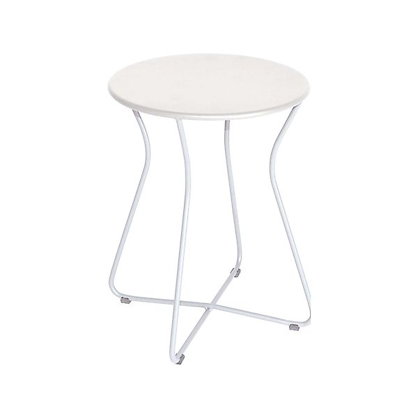 Cocotte Outdoor Hocker / Beistelltisch Baumwollweiß günstig online kaufen