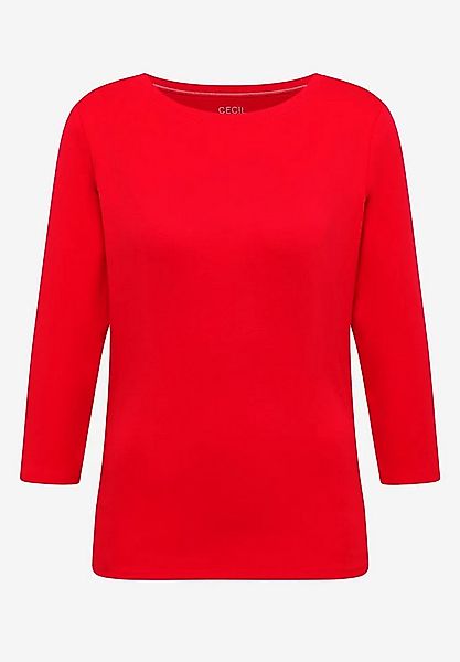 CECIL 3/4-Arm-Shirt Basic U-Boot Shirt (1-tlg) günstig online kaufen