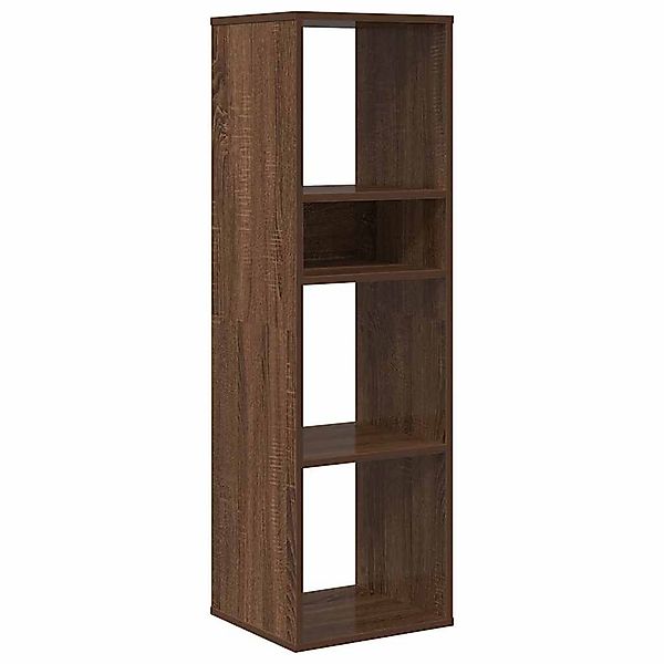 vidaXL Bücherregal Bücherregal Braun Eichen-Optik 34x31x112 günstig online kaufen
