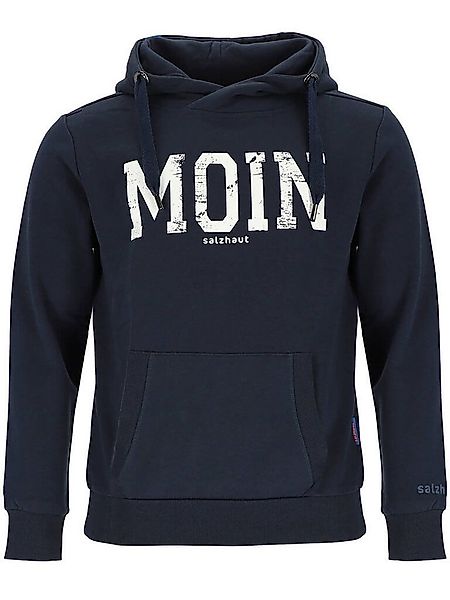 salzhaut Kapuzenpullover Herren Hoodie Heff mit Moin-Print - Pullover mit K günstig online kaufen