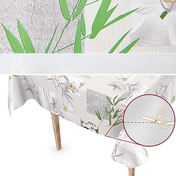 ANRO Tischdecke Wachstuchtischdecke Gartentischdecke Wachstischdecke (Einze günstig online kaufen