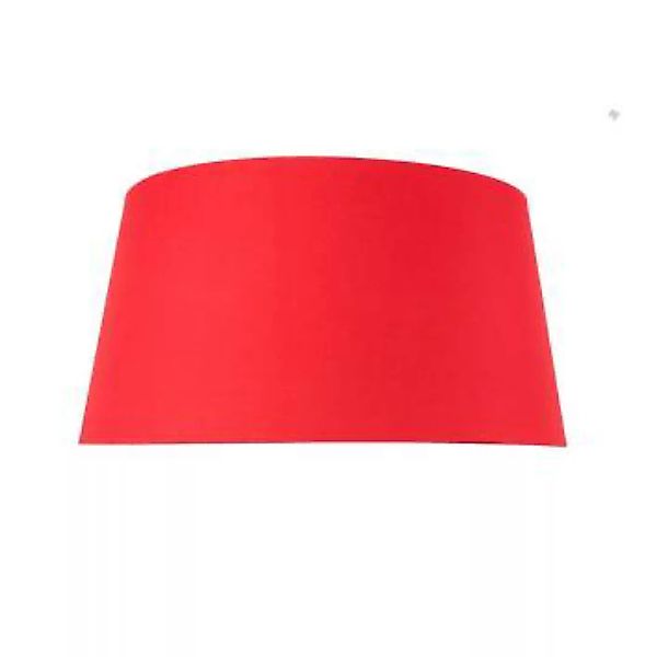 Stoff Lampenschirm groß 60 cm rund konisch Rot günstig online kaufen