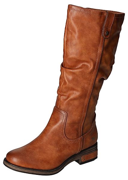 Mustang Shoes Winterstiefel, Langschaftstiefel, Blockabsatz, mit günstig online kaufen
