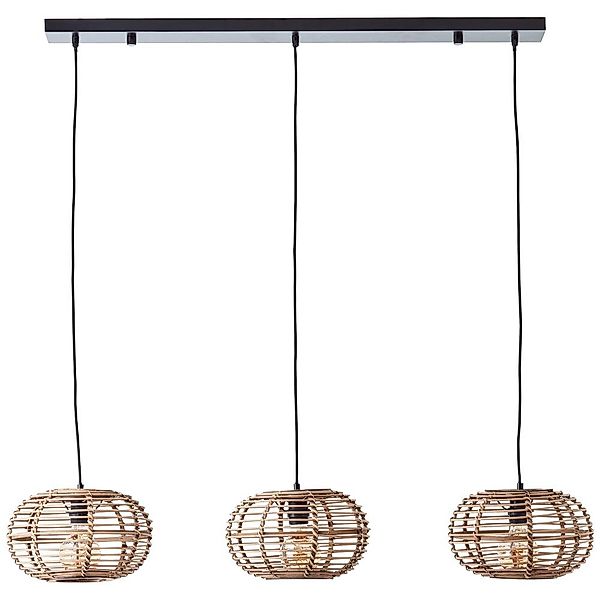 Brilliant Pendelleuchte »Woodball«, 3 flammig, Leuchtmittel E27   ohne Leuc günstig online kaufen