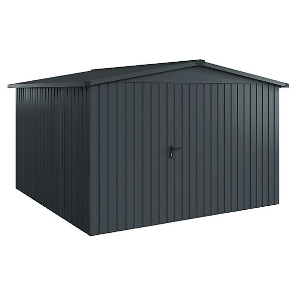 Hörmann EcoStar Gerätehaus Euroline Satteldach 1-flg 333 x 325 cm Anthrazit günstig online kaufen