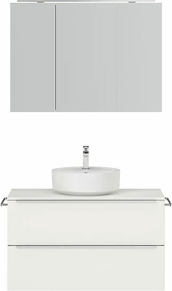 nobilia® Badmöbel-Set »Alvene« vormontiert, mit Soft-Close, 2 Stk. tlg. ink günstig online kaufen