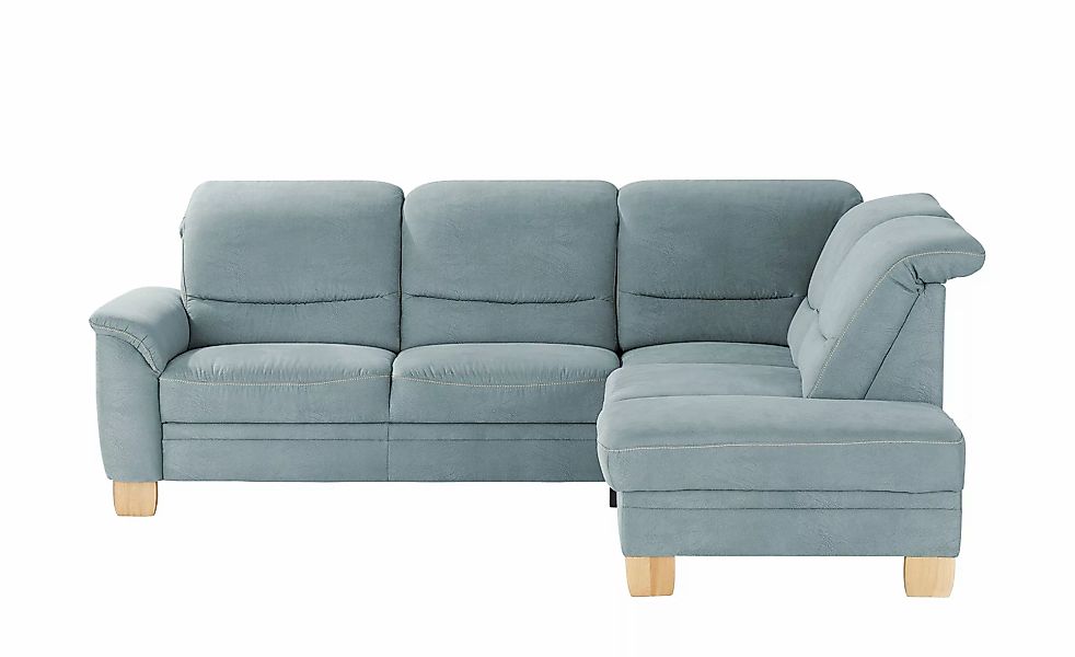 meinSofa Ecksofa  Liva ¦ blau ¦ Maße (cm): B: 254 H: 106 T: 224.0 Polstermö günstig online kaufen