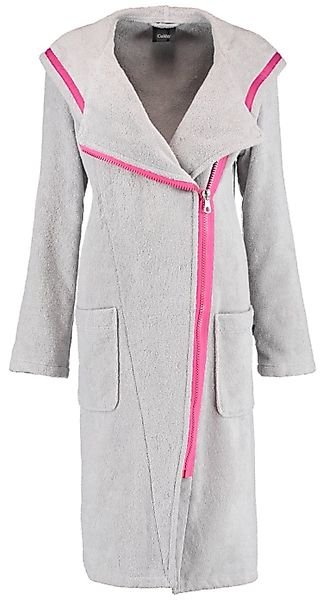 Cawö Damenbademantel 6116, Kurzform, Baumwolle, Kapuze, günstig online kaufen