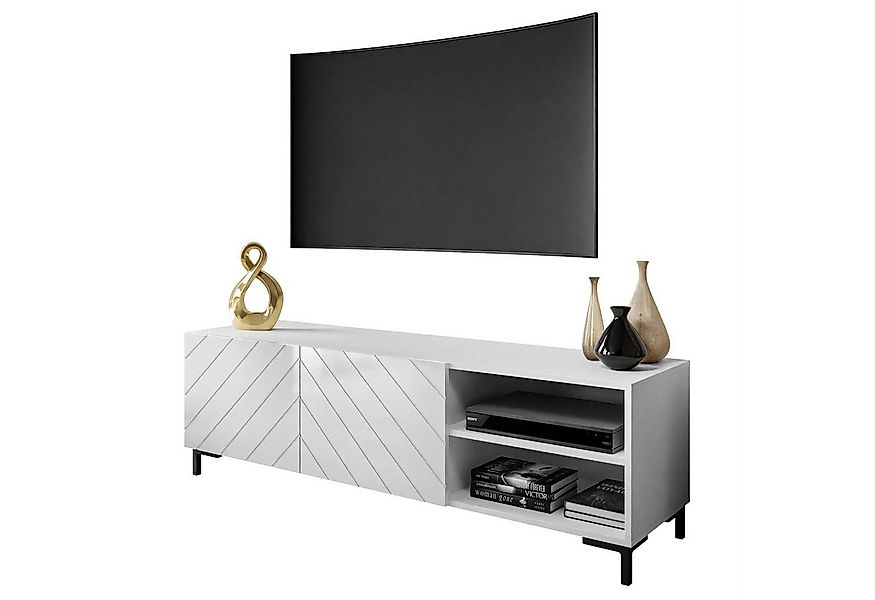 Lookway TV-Schrank VIRGINIA mit glänzend weißer Front günstig online kaufen