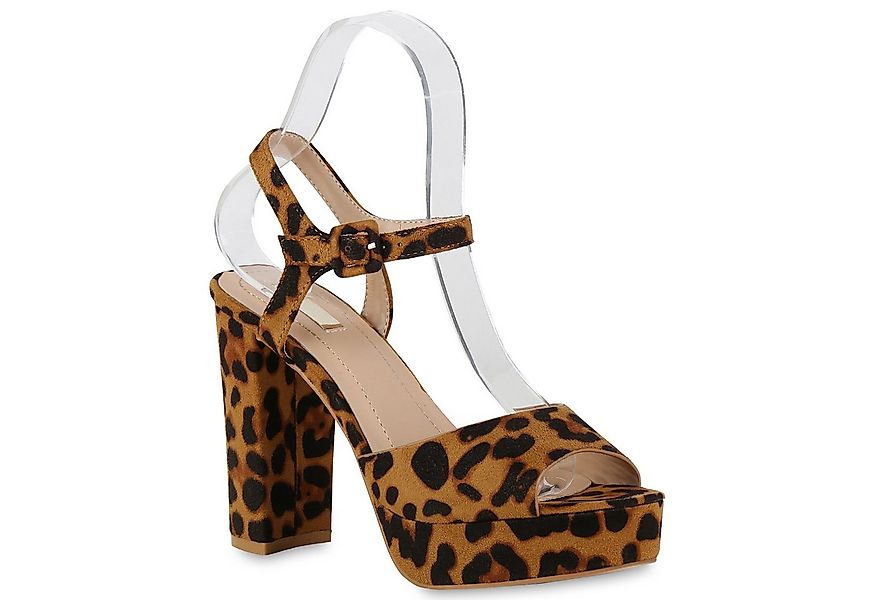 VAN HILL 826158 Plateausandaletten Damen Plateau Sandaletten Blockabsatz Pa günstig online kaufen