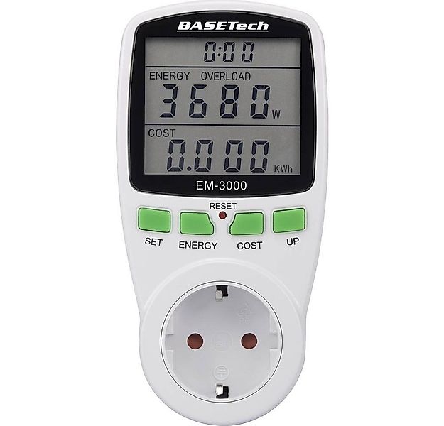 Basetech Energiekostenmessgerät Energiekostenmessgerät BT-1611632, Kostenpr günstig online kaufen