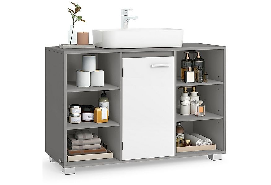 VASAGLE Waschbeckenunterschrank Unterschrank Badezimmerschrank Badschrank m günstig online kaufen