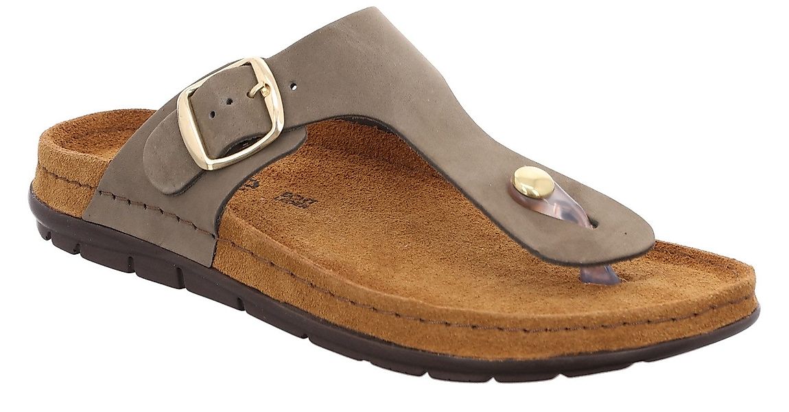 Rohde Rodigo-D Zehentrenner Keilabsatz, Sommerschuh, Schlappen, günstig online kaufen