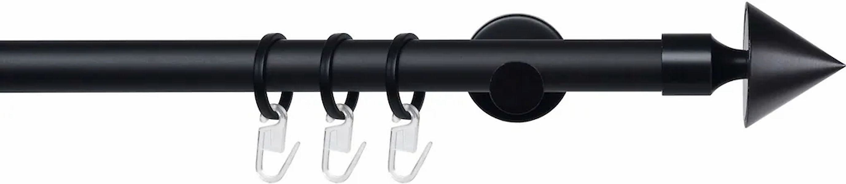 Liedeco Gardinenstange "Stilgarnitur 20 mm Blues Kegel" Ø 2 mm 1 läufig-läu günstig online kaufen
