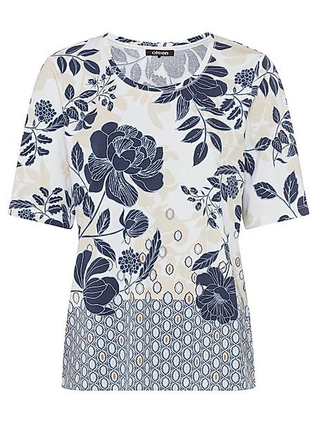 Olsen Kurzarmshirt T-Shirt Short Sleeves günstig online kaufen