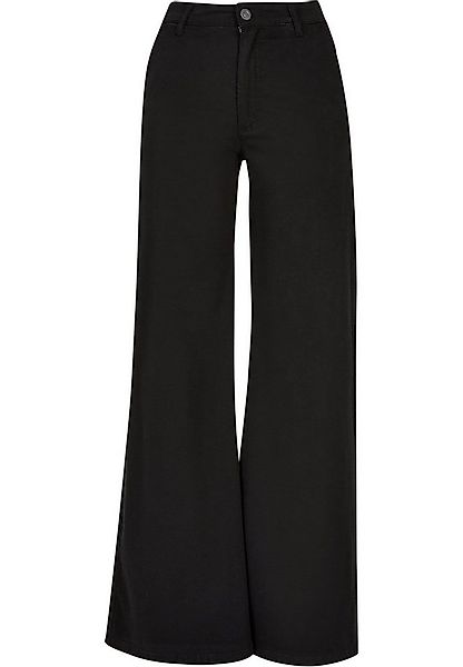 URBAN CLASSICS Chinos Urban Classics Damen Ladies High Waist Wide Leg Chino günstig online kaufen