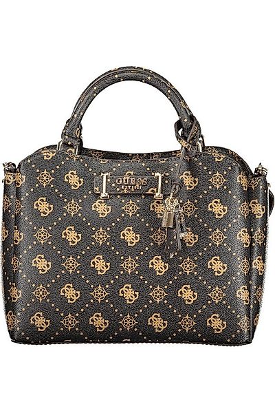 GUESS JEANS Umhängetasche, Braune Damenhandtasche mit Kontrastdetails und v günstig online kaufen