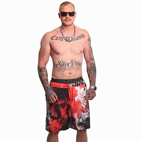 YAKUZA Boardshorts Ghost Allover mit Doppelbund günstig online kaufen