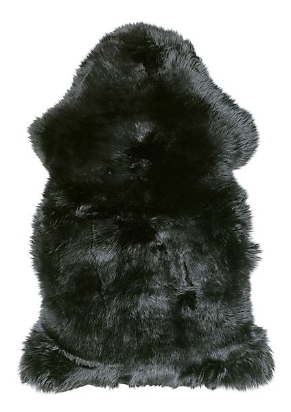 Böing Carpet Fellteppich Lammfell Schwarz günstig online kaufen