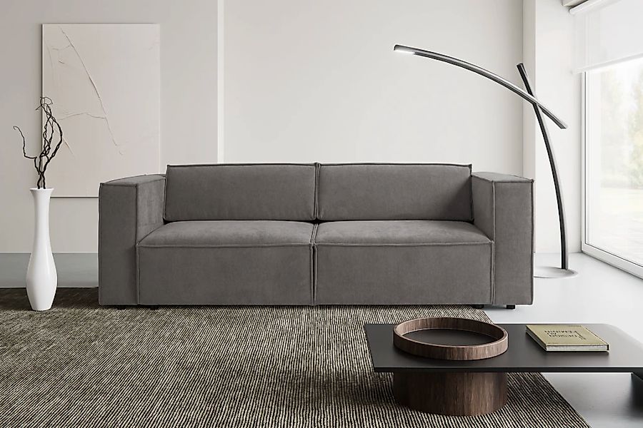 WERK2 Schlafsofa "Kansas Breite 252 cm, mit extragroßer Liegefläche 202x152 günstig online kaufen