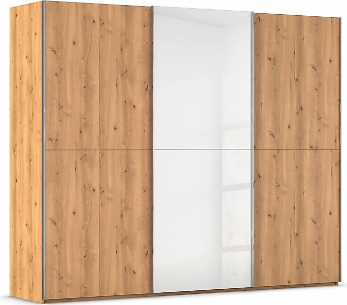 rauch Schwebetürenschrank "Scale-WOOD", edle geteilte Front in massiver Ast günstig online kaufen