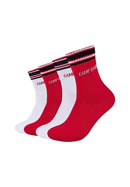 CAMP DAVID Socken "Tennissocken Short 4er Pack" 4er Pack Gekämmte Baumwolle günstig online kaufen
