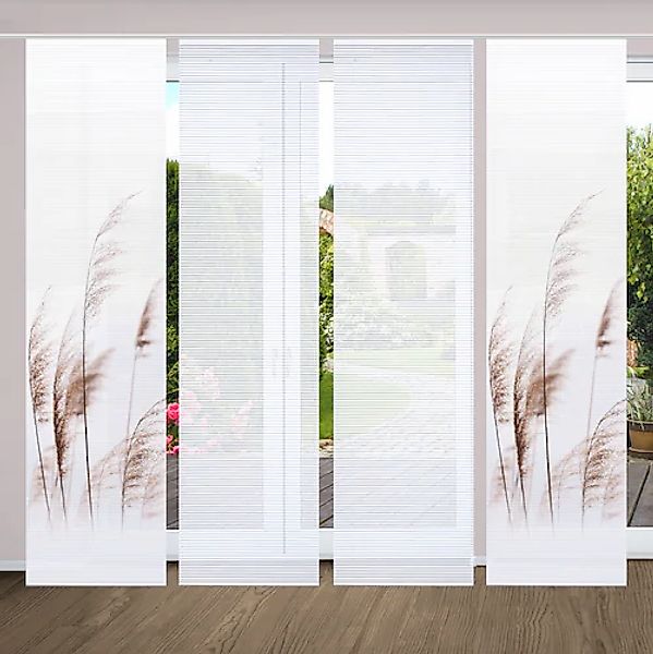 HOME in green Schiebegardine »PAMILO« Paneelwagen 4 Stk. tlg. SET DIGITALDR günstig online kaufen