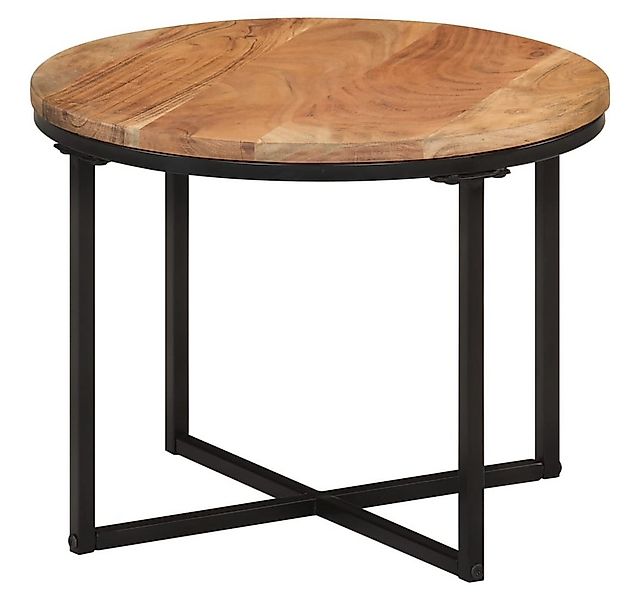 vidaXL Couchtisch Couchtisch 45x45x35 cm Massivholz und Eisen (1-St) günstig online kaufen