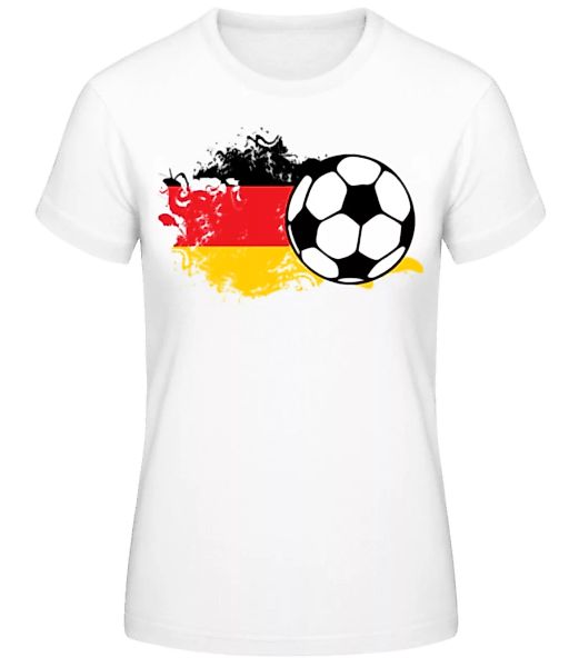 Deutschland Fahne Fußball · Frauen Basic T-Shirt günstig online kaufen